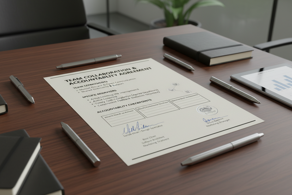Team collaboration contract