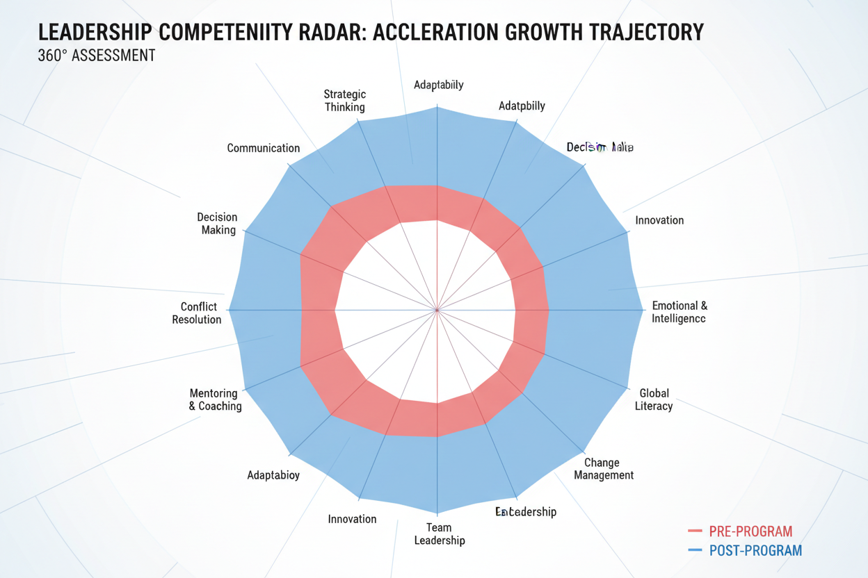 360° leadership competency radar