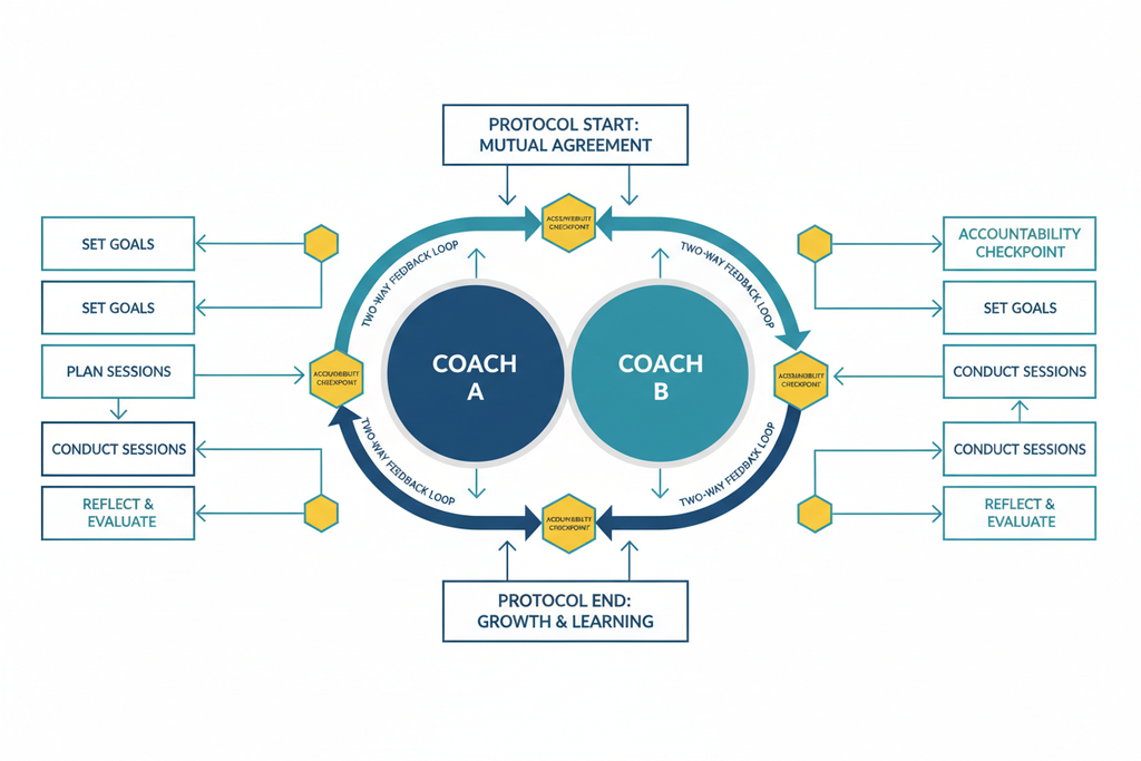 Peer coaching protocol flowchart