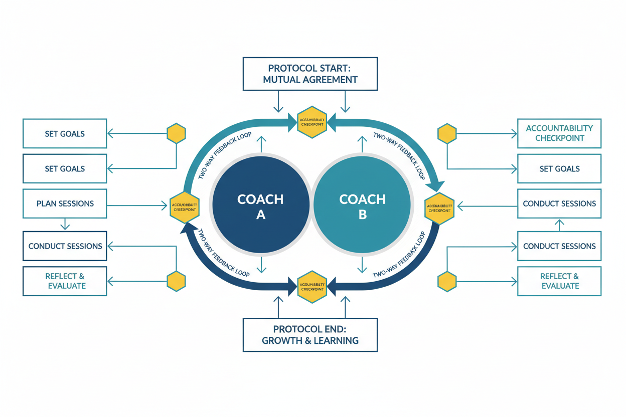 Peer coaching protocol flowchart