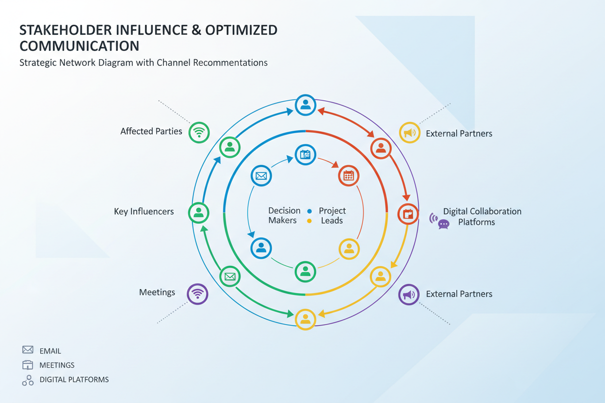 Stakeholder influence map
