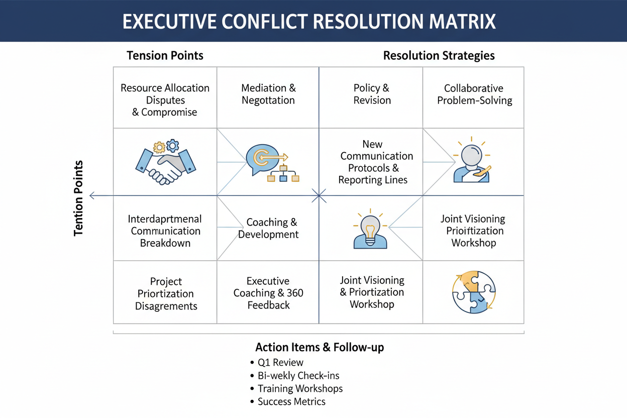 Executive conflict resolution matrix